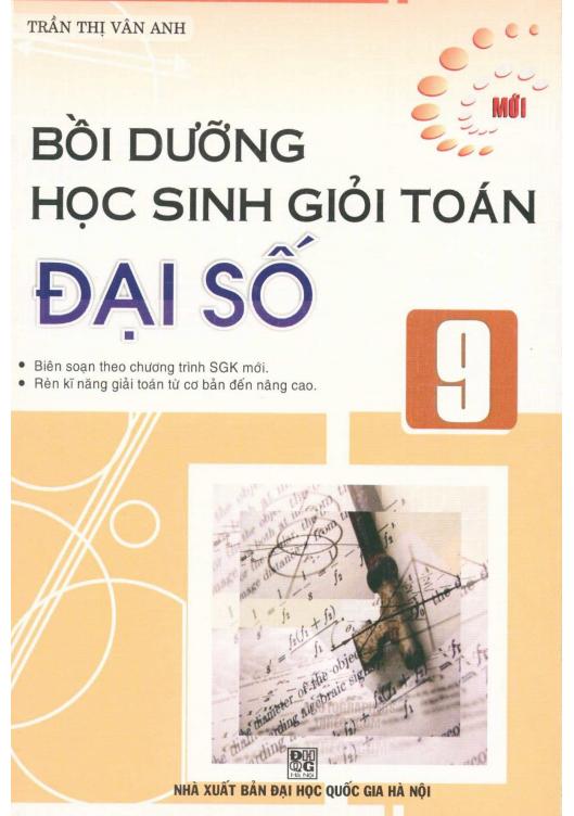 Bộ Chuyên Đề Bồi Dưỡng Học Sinh GIỏi Toán Đại Số 9