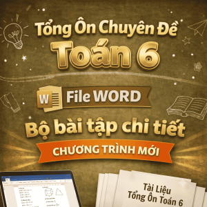 Tổng ôn chuyên đề toán lớp 6